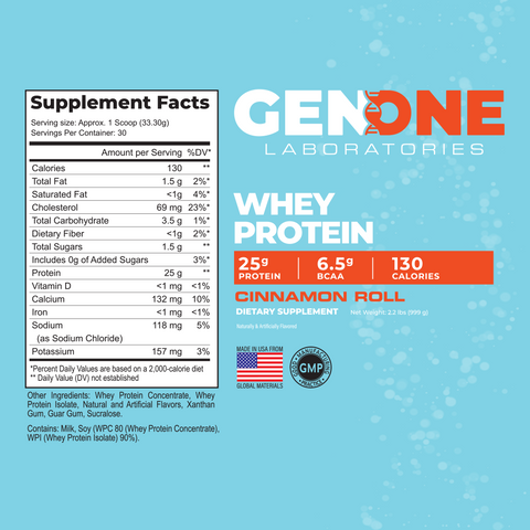 Image of GEN ONE LABS- PREMIUM WHEY PROTEIN