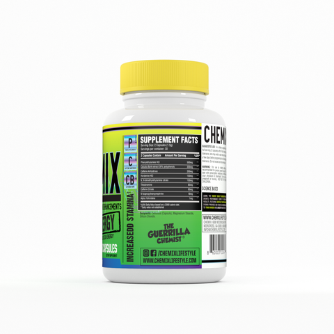 Image of CHEMIX ENERGY (SCIENCE BASED ENERGY FORMULA) FORMULATED BY THE GUERRILLA CHEMIST