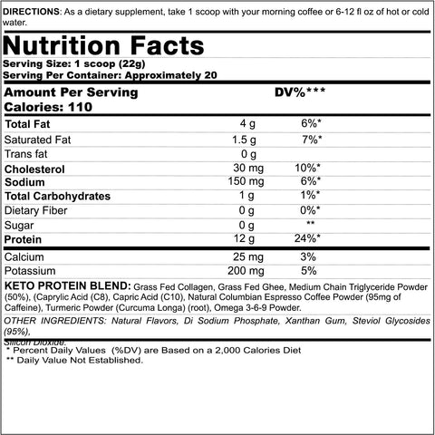 Image of SKULL DUST KETO COLLAGEN COFFEE CREAMER