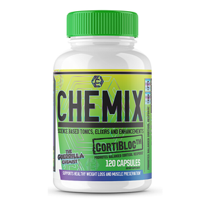 CHEMIX CORTIBLOC-(SCIENCE BASED CORTISOL BLOCKER FORMULATED BY THE GUERRILLA CHEMIST)