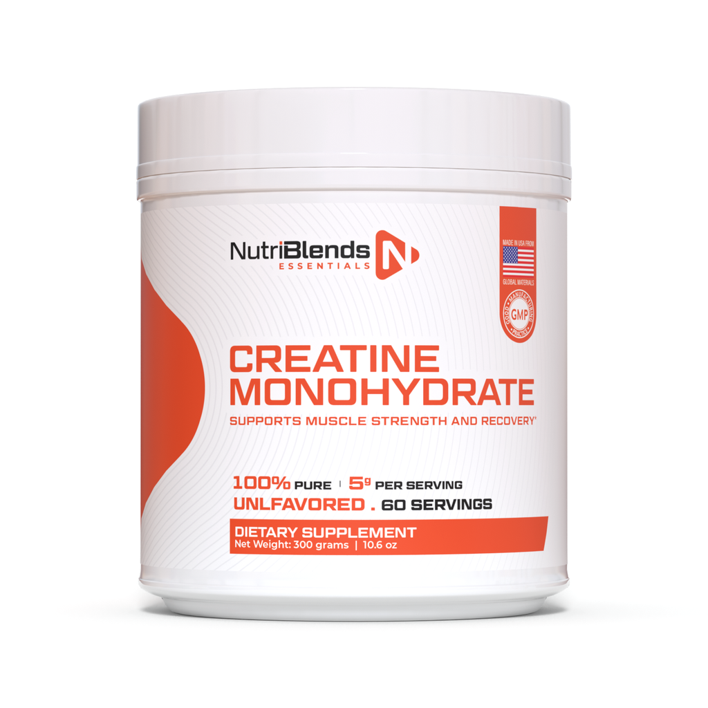 Creatine Monohydrate Powder 300 Grams (10.6oz), Unflavored