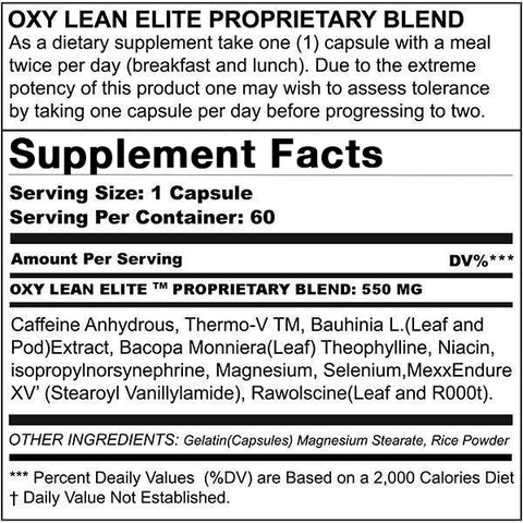 Image of OXY LEAN PREMIUM THERMOGENIC